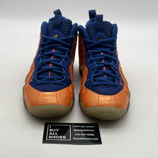 Size 5Y - Nike Little Posite One Mid Knicks (644791-800)