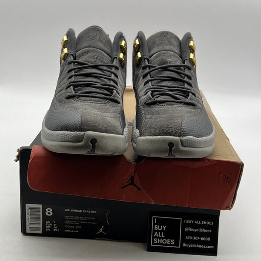 Size 8 - Air Jordan 12 Retro Dark Grey (130690-005)