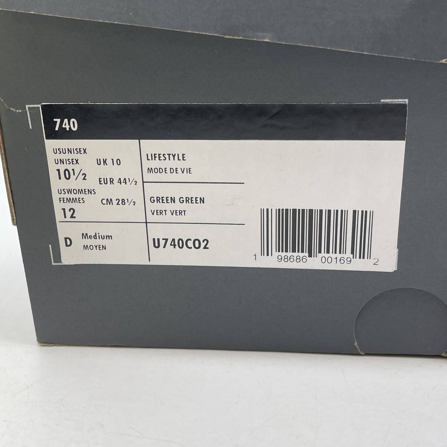 Size 10.5 - New Balance Concepts x 740 Brut Green Suede Leather (U740CO2)