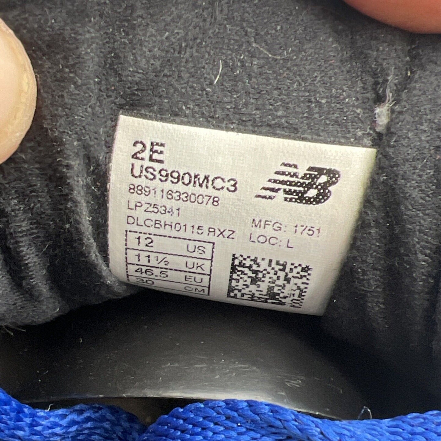 Size 12 - New Balance 990v3 Made In USA Red Suede (US990MC3)