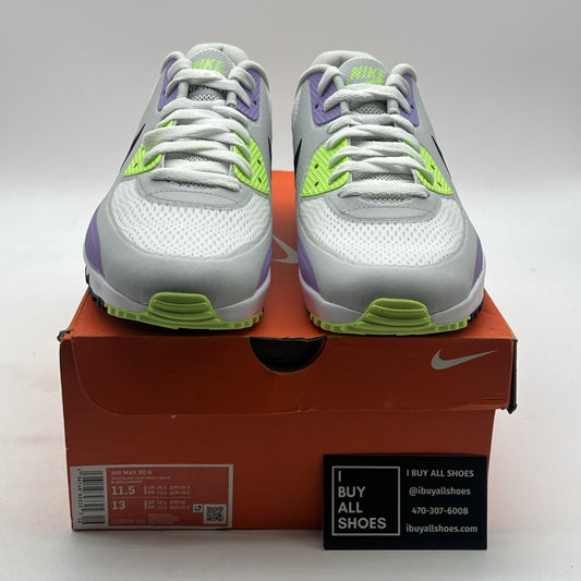 Size 11.5 - Nike Air Max 90 Golf White Lilac (CU9978-109)