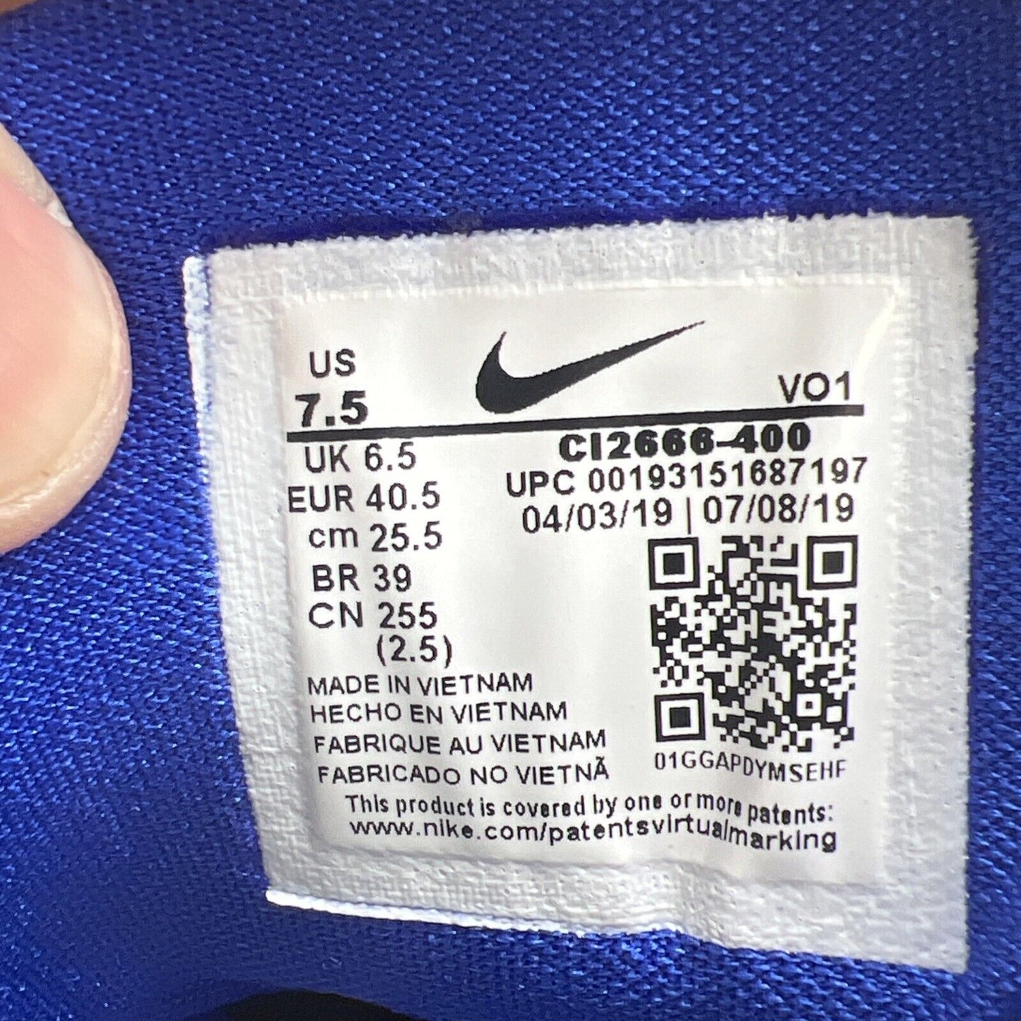 Size 7.5 - Nike NASA X PG 3 Apollo 14 (CI2666-400)