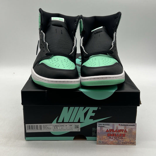 Size 11 - Air Jordan 1 Retro OG High Green Glow White Black Leather.(DZ5495-130)