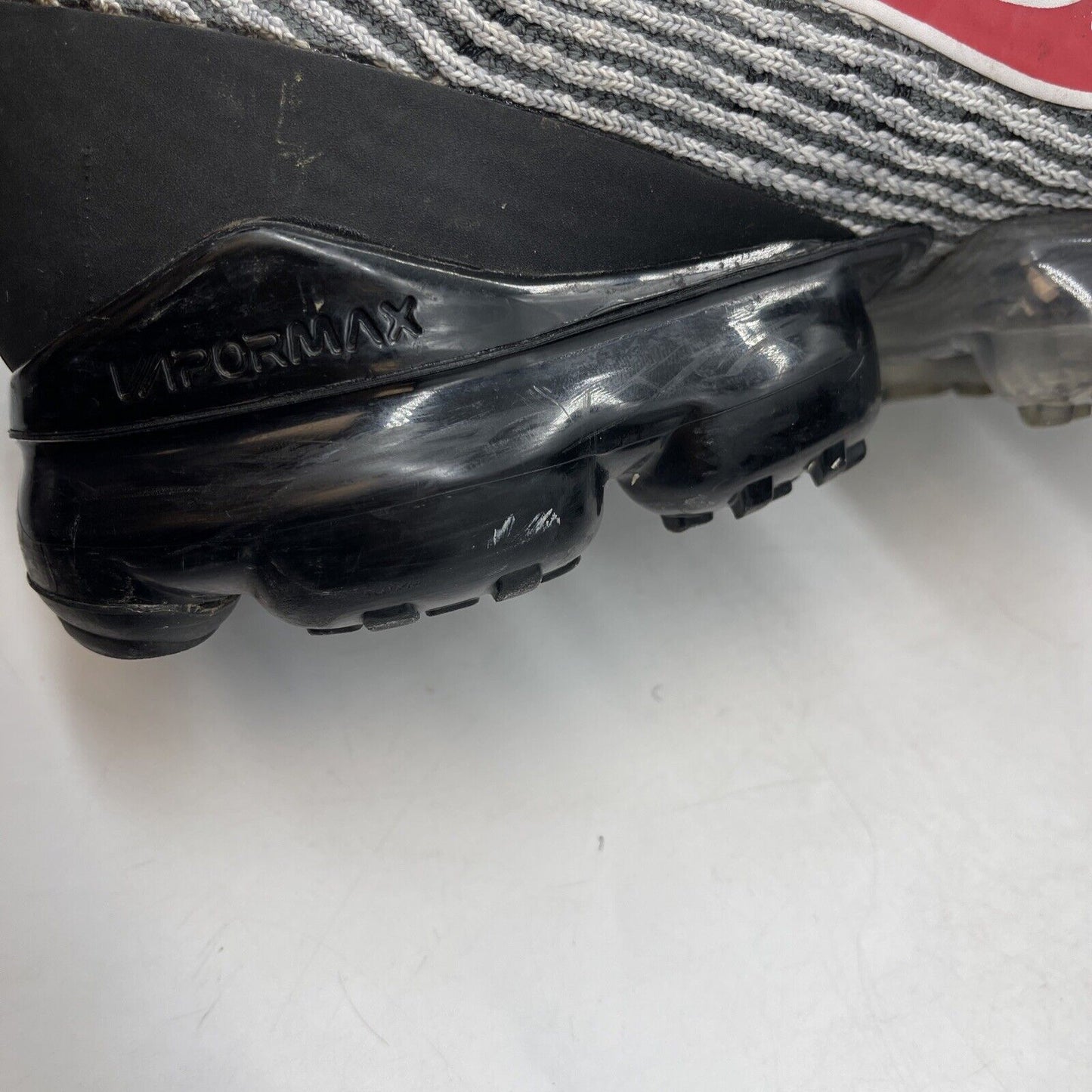 Size 10 - Nike Air VaporMax 3.0 Particle Grey Red White Suede (AJ6900-012)