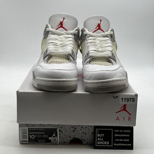 Size 10.5 - Air Jordan 4 Retro Mid White Oreo (CT8527-100)