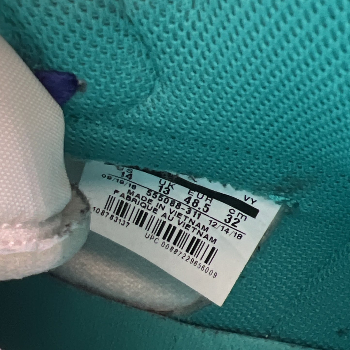 Size 14 - Air Jordan 1 Retro OG High Turbo Green (555088-311)