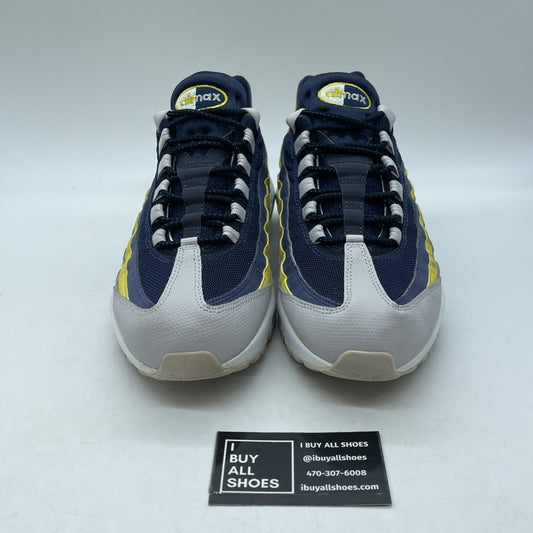 Size 10.5 - Nike Air Max 95 Essential Lemon Wash Suede Leather (749766-107)