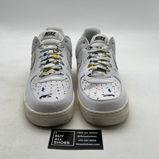 Size 10.5 - Nike Air Force 1 '07 LV8 Paint Splatter (CZ0339-100)