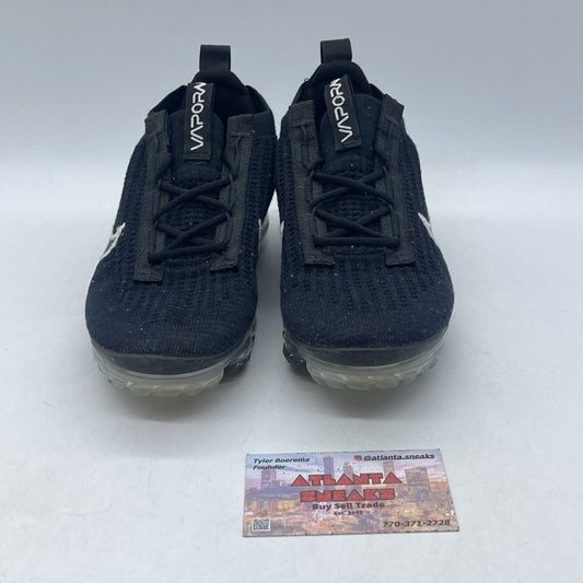 Size 7W - Wmns Air Vapormax 2021 Flyknit Black Speckled Suede (DC4112-00)