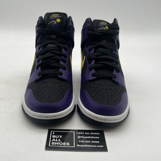 Size 7.5 - Nike Dunk Premium EMB High Lakers (DH0642-001)