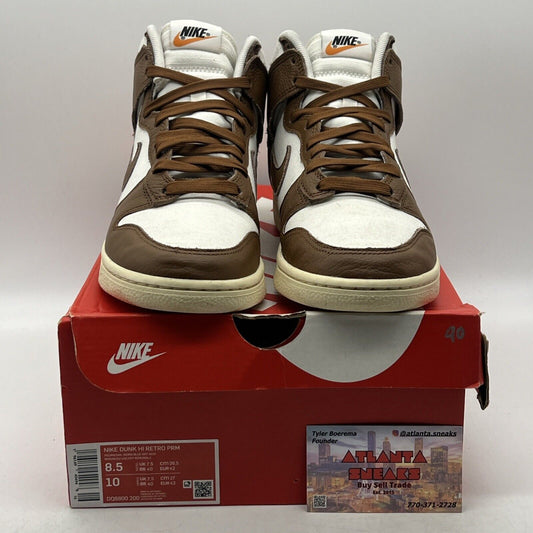 Size 8.5 - Nike Dunk Vintage High Certified Fresh - Pecan Leather (DQ8800-200)