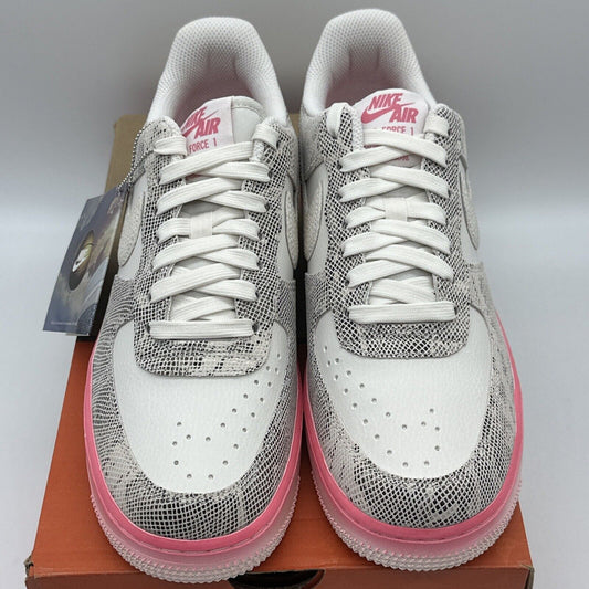 Size 8.5 - Nike Air Force 1 Low Our Force 1 2022 Pink Snakeskin Sail Ds New OG A