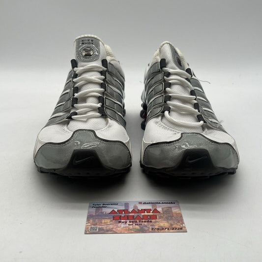 Size 11 - Nike Shox NZ SL Silver (309730-109)