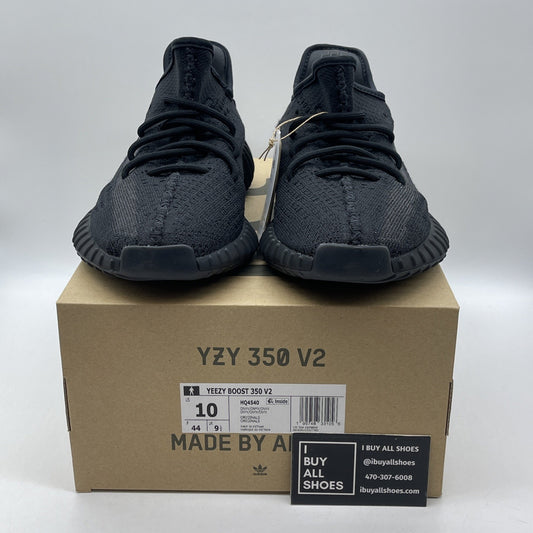 Size 10 - adidas Yeezy Boost 350 V2 Low Onyx Black Suede (HQ4540)