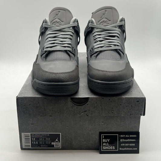 Size 12 - Air Jordan 4 Retro 2024 Paris Olympics Wet Cement (FQ7928-001)