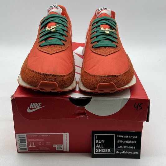 Size 11 - Nike Waffle Trainer 2 First Use - Orange (DH4390-800)