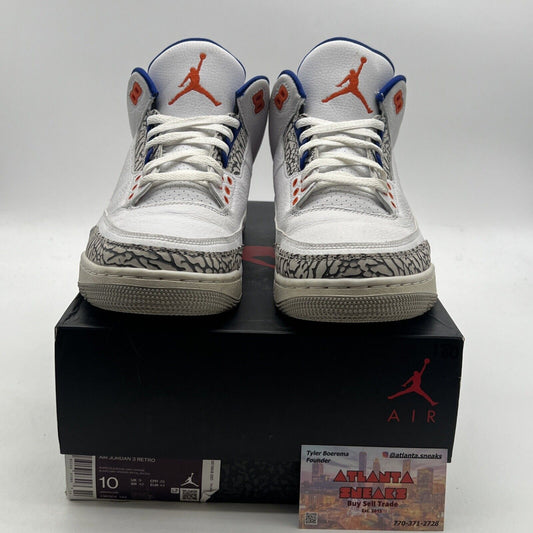 Size 10 - Air Jordan 3 Retro Knicks (136064-148)