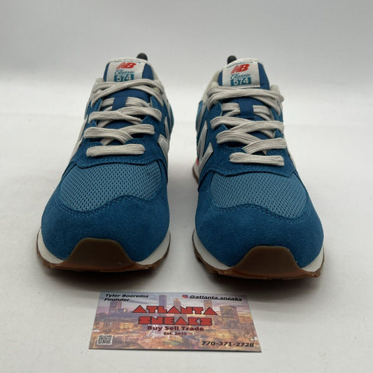 Size 6.5 - New Balance 574 Men's Shoes Natural Indigo-Blue (ML574-HC2)