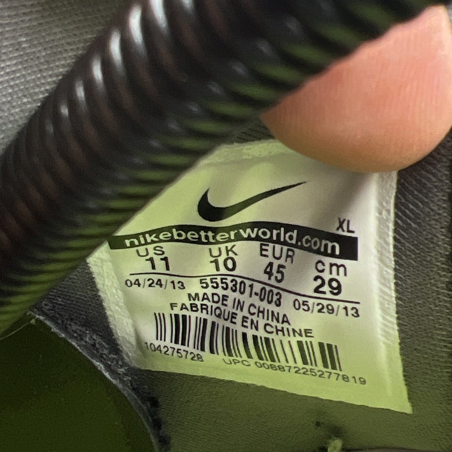 Size 11 - Nike Solarsoft Moccasin 2 Running Sneaker (555301-003)