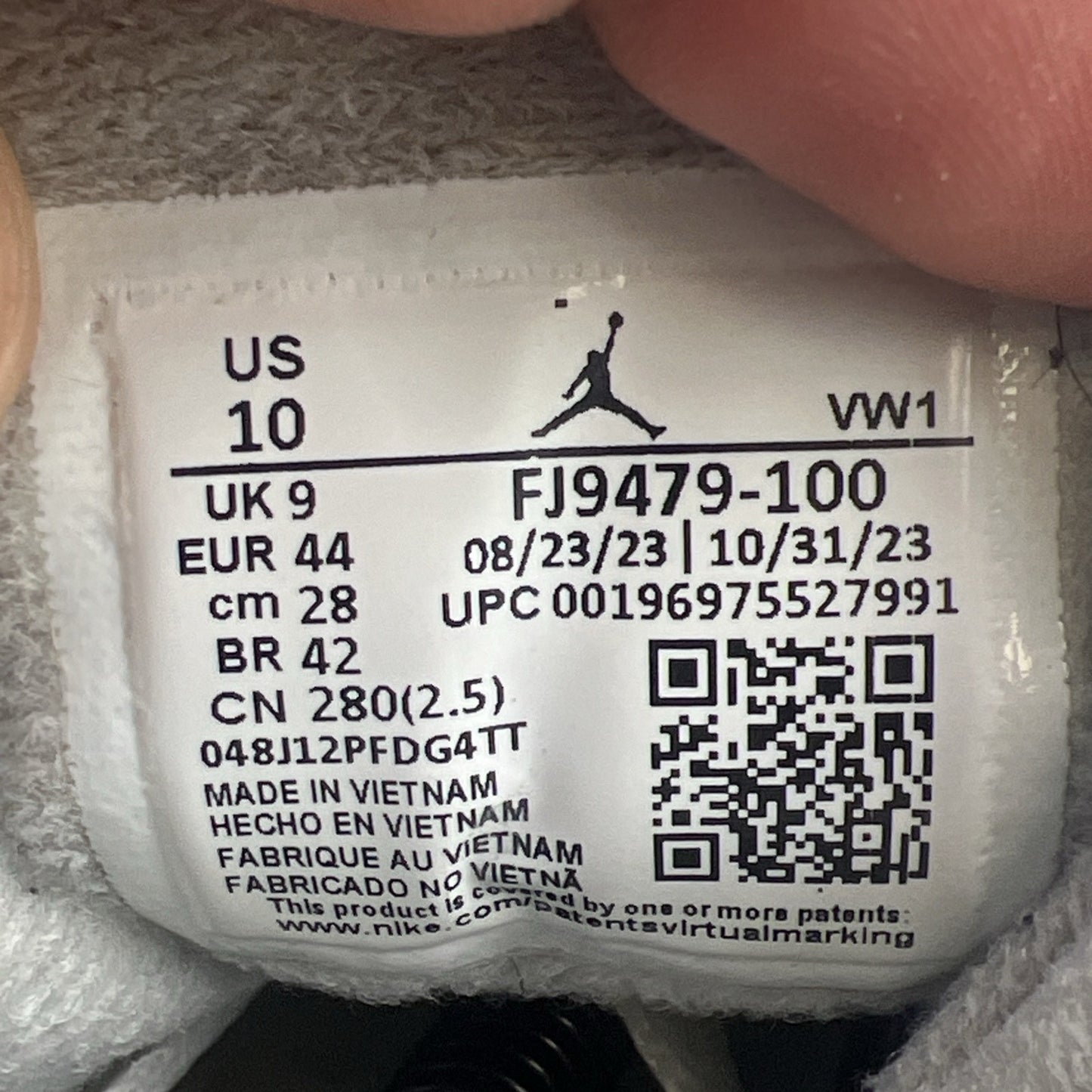 Size 10 - Air Jordan 3 Retro Craft Ivory/Grey White Leather (FJ9579-100)