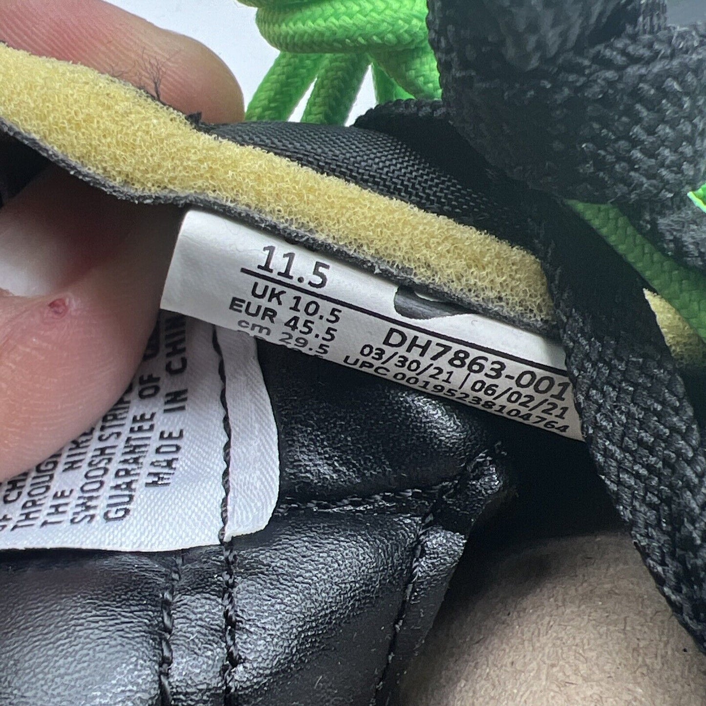 Size 11.5 - Nike Off-White x Blazer Low Black (DH7863-001)