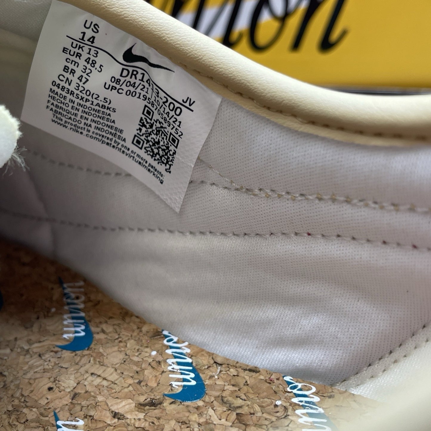 Size 14 - Nike Union LA x Cortez SP Sesame Brown Blue Suede (DR1413-200)