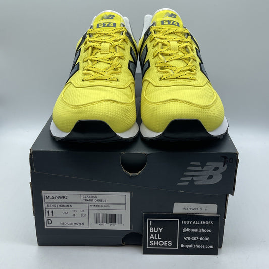 Size 11 - New Balance 574 Citra Yellow Grey Suede Leather (ML574WR2)