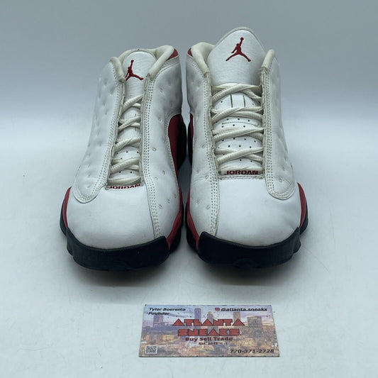 Size 7Y - Nike Air Jordan 13 Varsity Red Suede Leather White Red (310811-105)