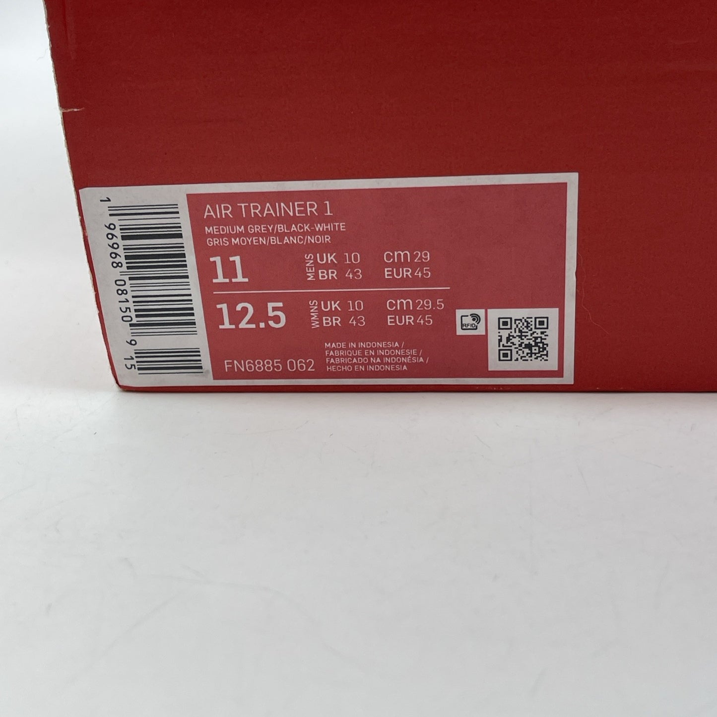 Size 11 - Nike Air Trainer 1 Hyper Violet Suede Leather (FN6885-062)