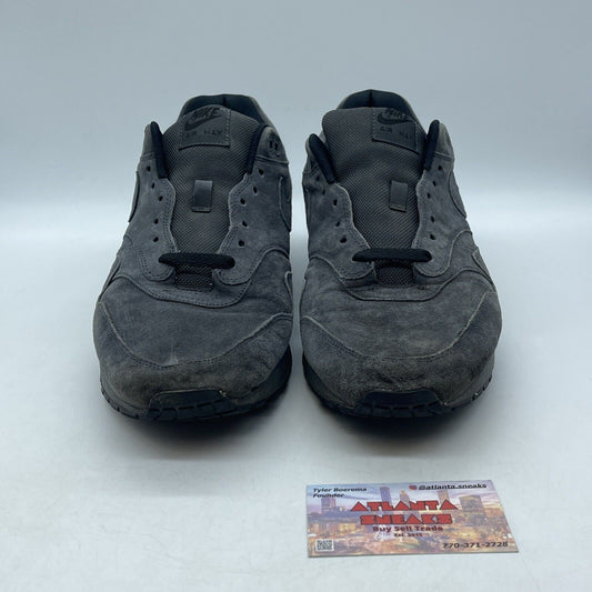 Size 13 - Nike Air Max 1 Premium Anthracite Black Suede (875844-010)