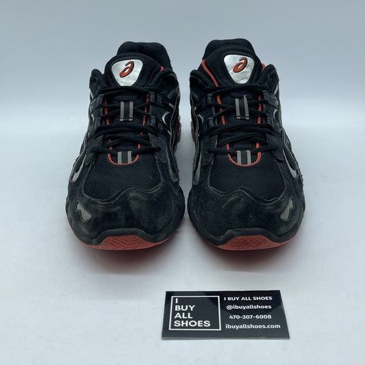 Size 8 - Asics Gel-Kayano V KZN Black Red Silver Suede Leather (1021A408)