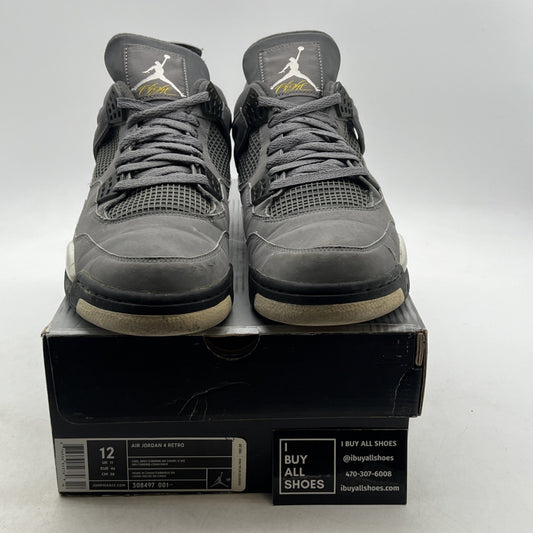 Size 12 - Air Jordan 4 Retro 2004 Cool Grey (308497-001)