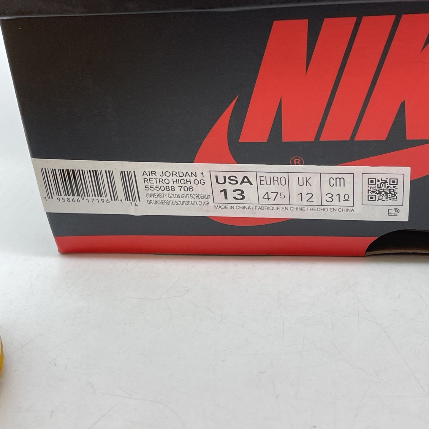 Size 13 - Air Jordan 1 Retro High OG Brotherhood 2022 (555088-706)
