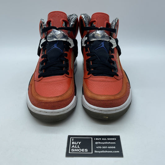 Size 9 - Jordan Spizike New York Knicks Red Black Suede Leather (315371-805)