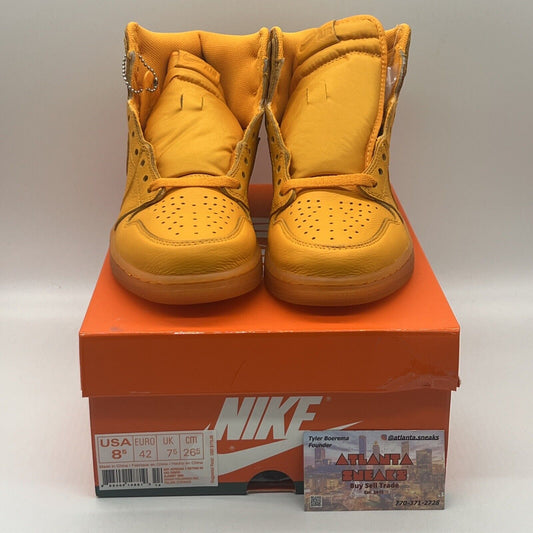 Size 8.5 - Air Jordan 1 Retro OG G8RD Orange Peel Brand New Og All Leather DS