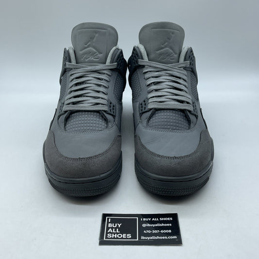 Size 12 - Air Jordan 4 Retro SE Wet Cement Grey Suede (FQ7928-001)