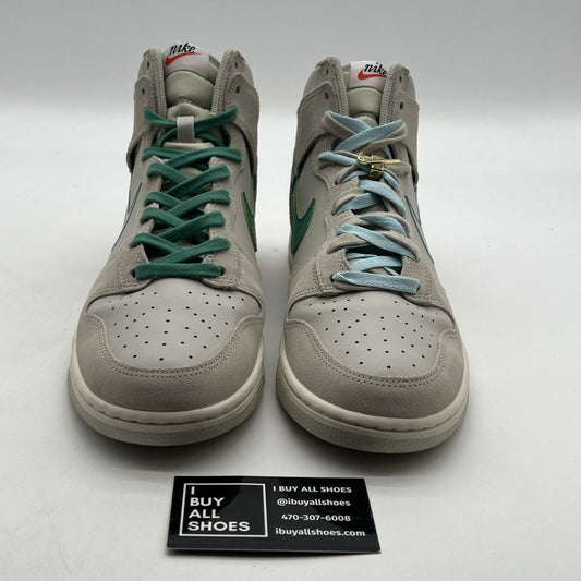 Size 11.5 - Nike Dunk SE High First Use Pack - Green Noise (DH0960-001)