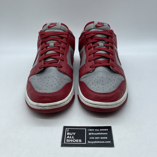 Size 13 - Nike Dunk Low SP UNLV Grey Red Leather (DD1391-002)