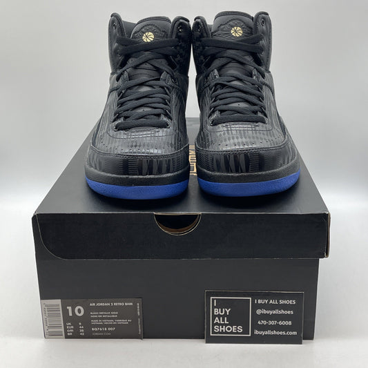 Size 10 - Air Jordan 2 Retro 2019 Black History Month Leather (BQ7618-007)