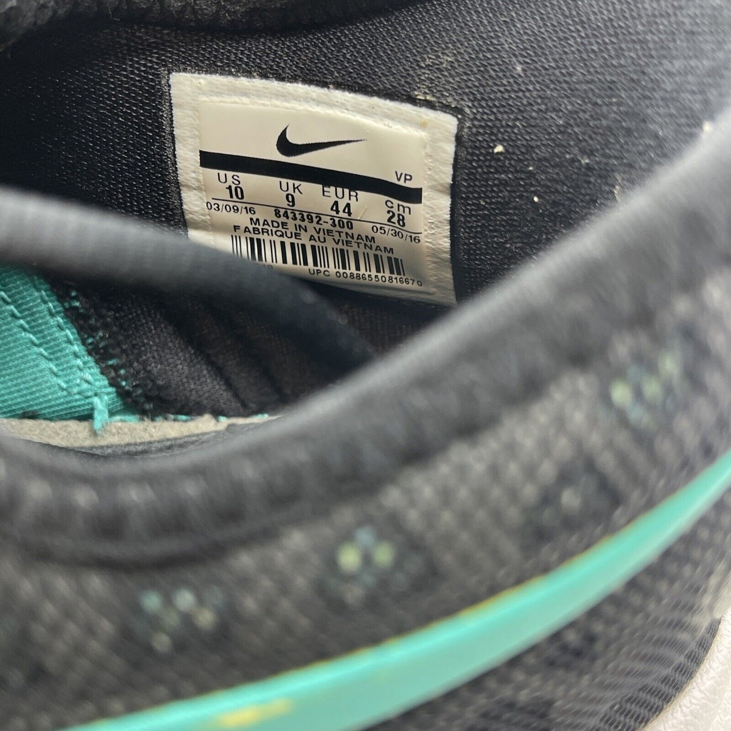Size 10 - Nike KD 9 Birds of Paradise Blue White Green Suede (843392-300)
