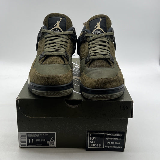 Size 11 - Air Jordan 4 SE Retro Low Craft - Olive (FB9927-200)