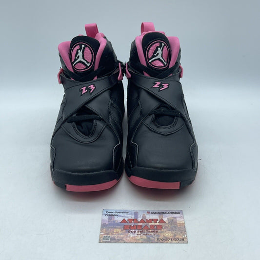 Size 7 (GS) - Jordan 8 Retro High Pinksicle Black White Leather (580528-006)