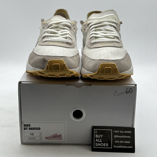 Size 13 - Nike ID Men's Waffle One SE Beige Tan Sail Suede Running Shoe