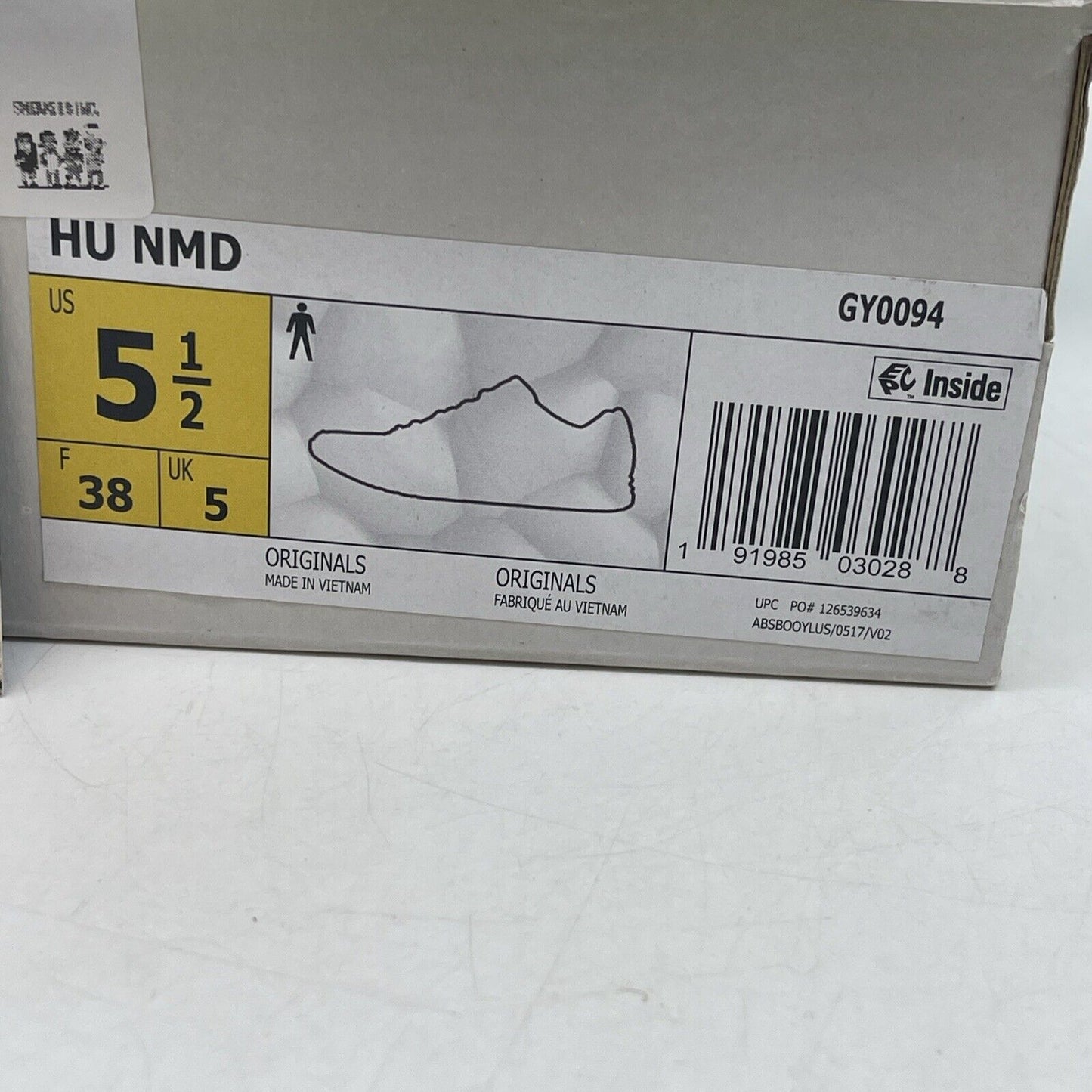 Size 5.5 - Adidas Pharrell X NMD human Race Aqua Blue Black Suede (GY0094)