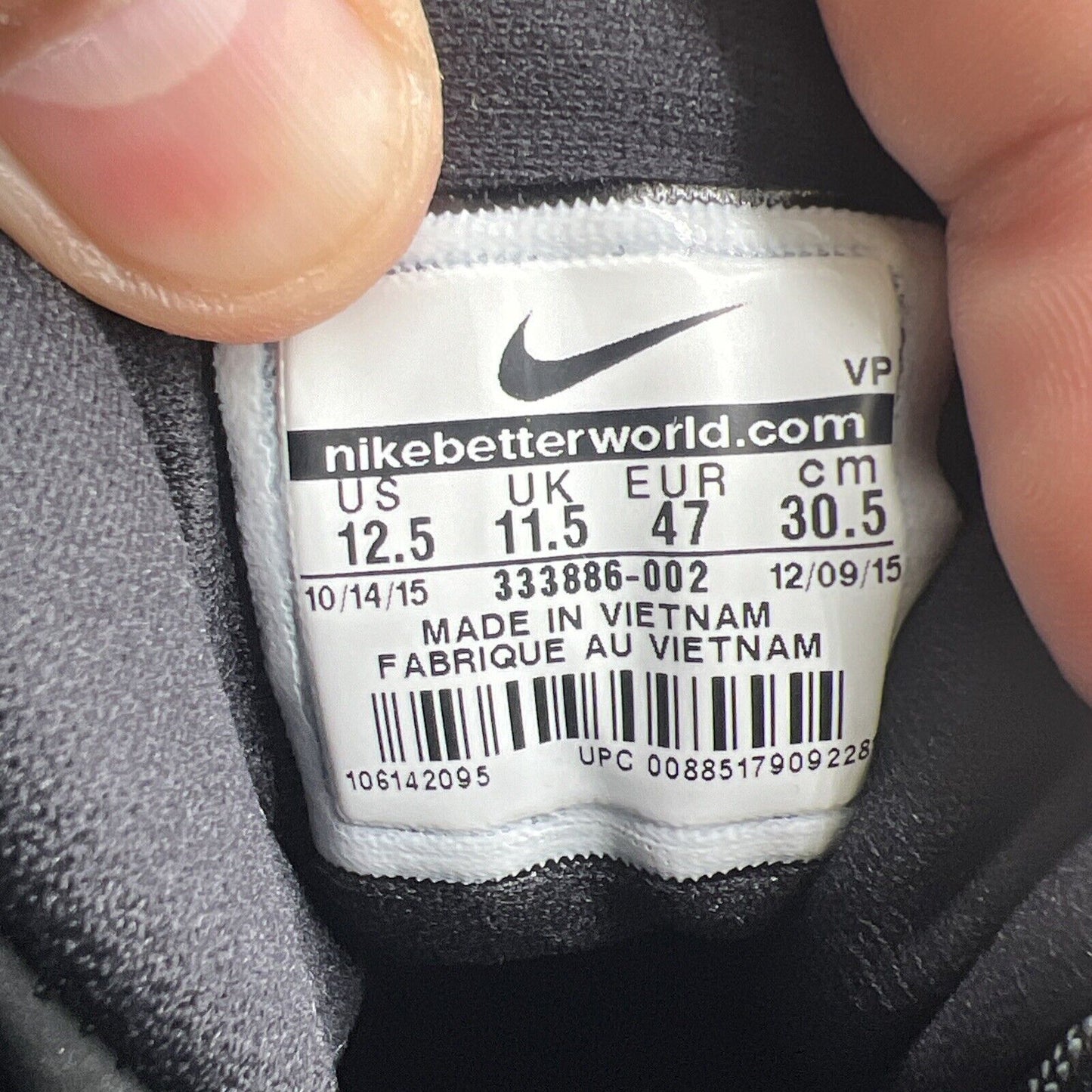 Size 12.5 - Nike Air Penny 2 2016 Miami Heat Black White Red (333886-002)