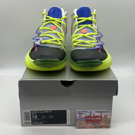 Size 12 - Nike ROKIT x Kyrie 5 All Star Brand New Og All Black Grey Blue DS