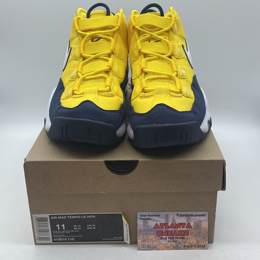 Size 11 - Nike Air Max Tempo Le Hoh Michigan White Yellow Suede (410619-710)