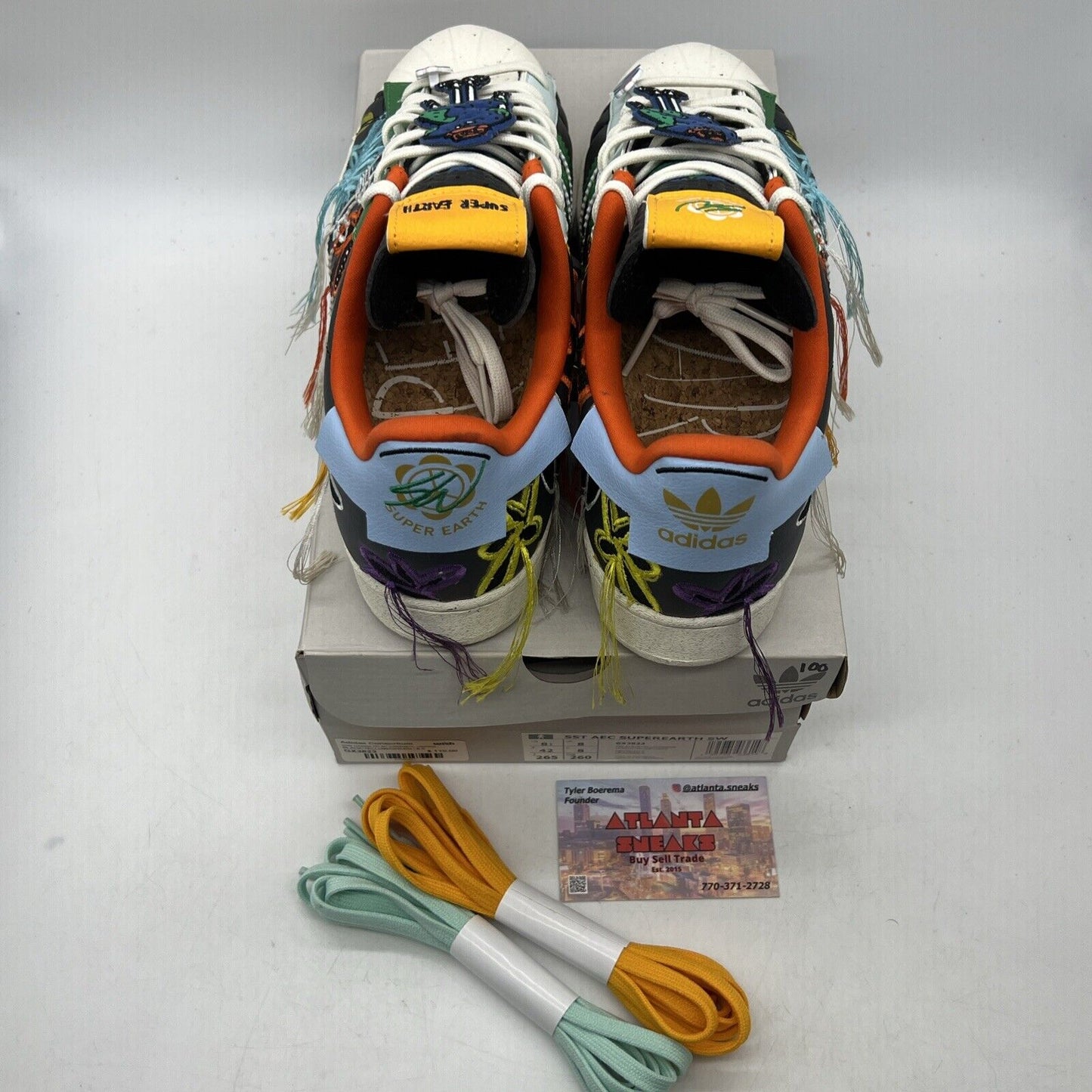 Size 8.5 - adidas Sean Wotherspoon x Superstar Super Earth - Black (GX3823)