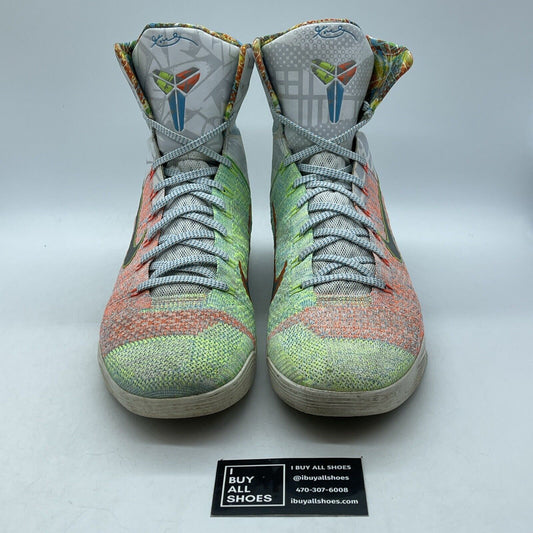 Size 13 - Nike Kobe 9 Elite Premium What The Kobe Green White (678301-904)
