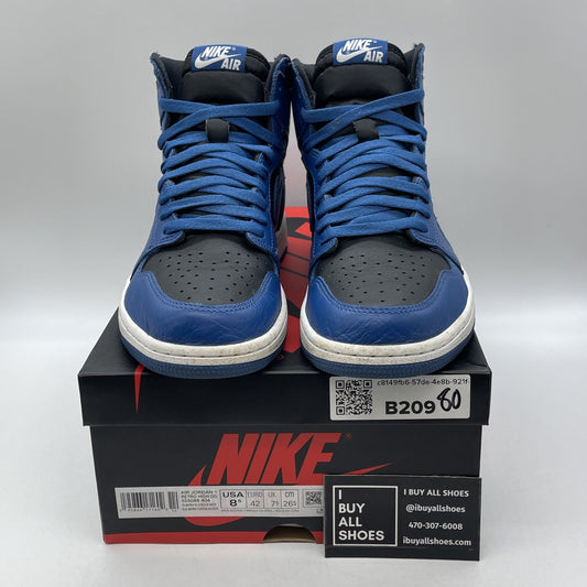 Size 8.5 - Jordan 1 Retro OG High Dark Marina Blue Leather (555088-404)